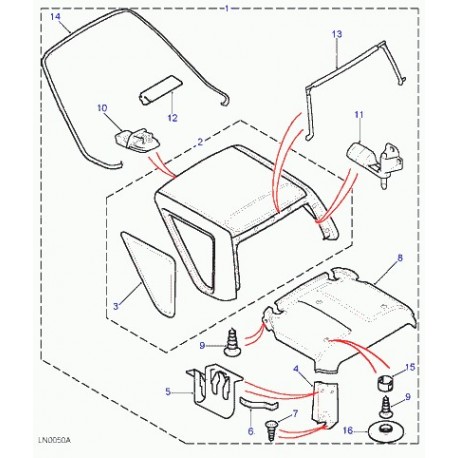 Land rover joint caoutchouc Freelander 1 (DSF000130PMD)