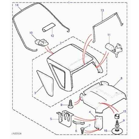 Land rover joint caoutchouc Freelander 1 (DSF000130PMD)