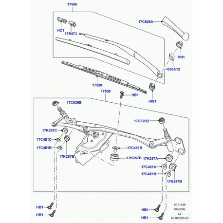 Land rover rondelle de reglage Range L322 (DYF000030)