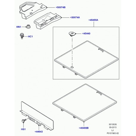 Land rover capuchon protecteur Range L322 (EAF000021LUP)