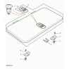 couvercle compartiment rangement Freelander 1