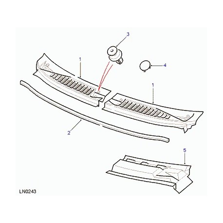 Land rover tole protectrice Freelander 1 (ECB100230)