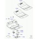 Land rover tole de console Range L322 (EDV500480PVA)