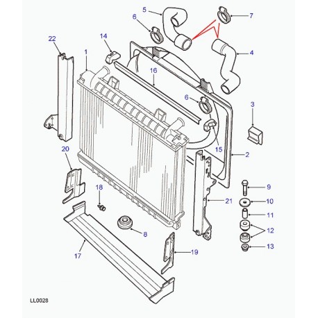 Land rover bague Range P38 (EJP1483L)