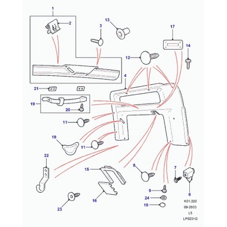 Land rover cache Discovery 2 (EMZ100330LUM)