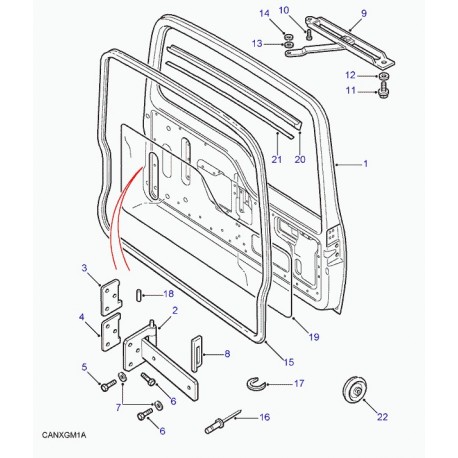 Land rover tole de protection Discovery 1 (EOT100000)