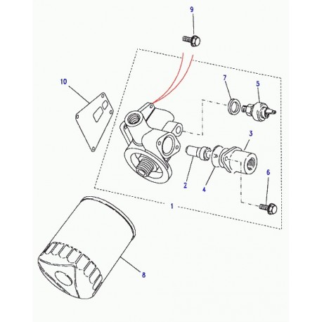 Land rover joint torique Defender 90, 110, 130 et Discovery 1 (ERC5913)