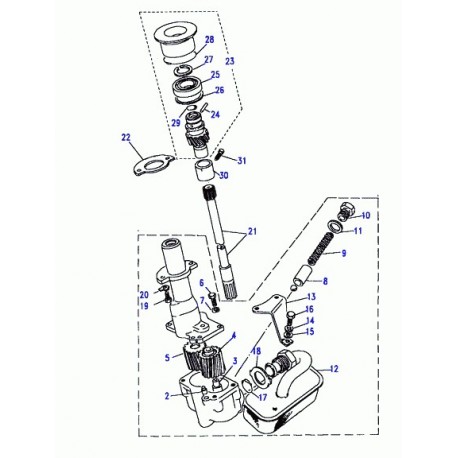 Land rover pignon pompe à huile Discovery 1 (ERC9706)
