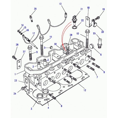 Land rover douille de bouton pression Discovery 1 (ERR1019)