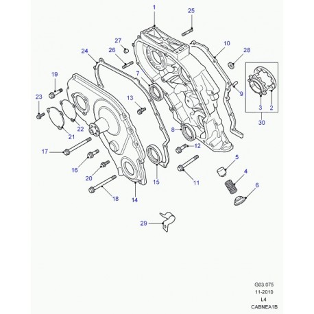 Land rover ressort soupape de surpression Defender 90, 110, 130 et Discovery 1 (ERR1084)