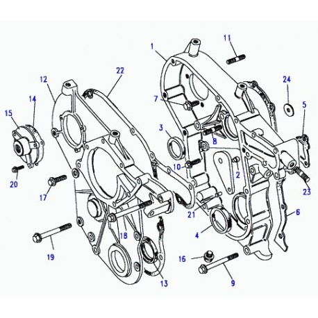 Land rover joint plaque de recouvrement Discovery 1 (ERR1195)