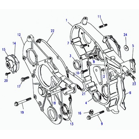 Land rover joint pompe à eau Defender 90, 110, Discovery 1 (ERR1607)