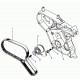 tendeur courroie de distribution Defender 90, 110, 130, Discovery 1, Range Classic