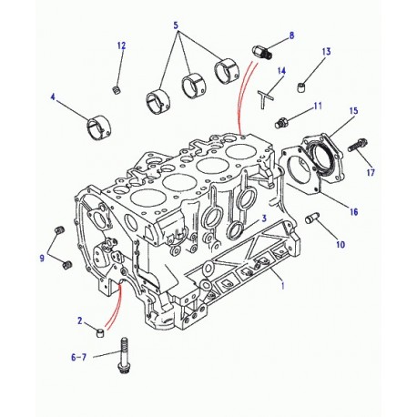 Land rover gicleur d'huile Discovery 1 (ERR2767)