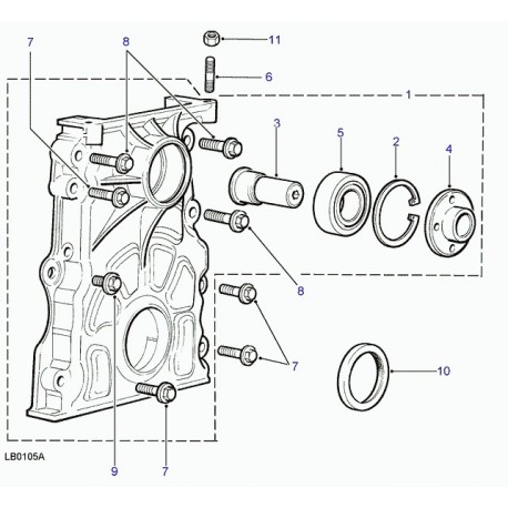 Land rover arbre Discovery 2 (ERR7042)