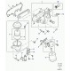 joint d'adaptateur de radiateur Defender 90, 110, 130 et Discovery 2