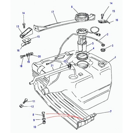 Land rover tube reniflard Discovery 1 (ESR1056)