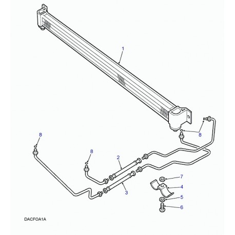 Land rover agrafe Range P38 (ESR1584)