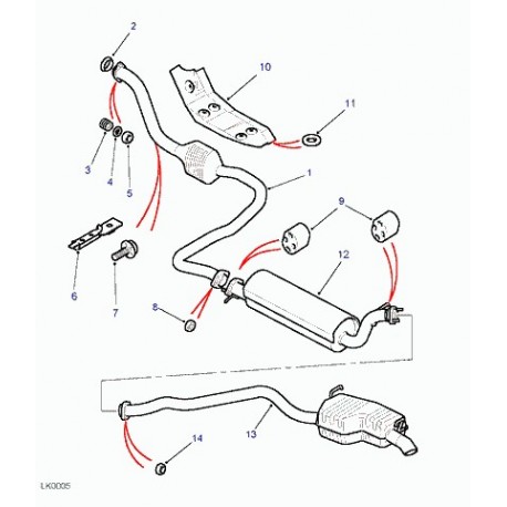 Land rover ressort helicoide Range P38 (ESR1692)