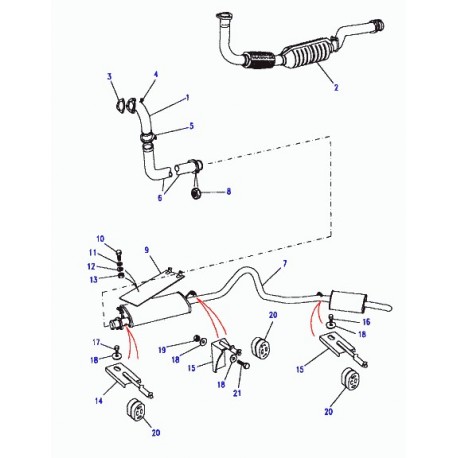 Land rover support Discovery 1 (ESR2945)