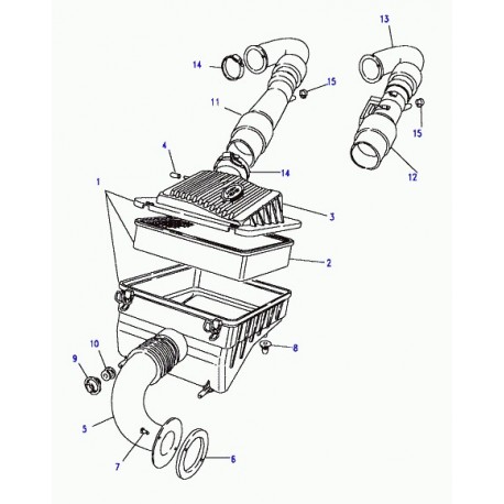 Land rover capuchon obturateur Defender 90, 110, 130 et Discovery 1, 2 (ESR2965)