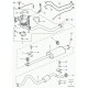support suspension tuyau échappement Defender 90, 110, 130