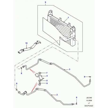 Land rover interrupteur de temperature Range P38 (ESR4330)