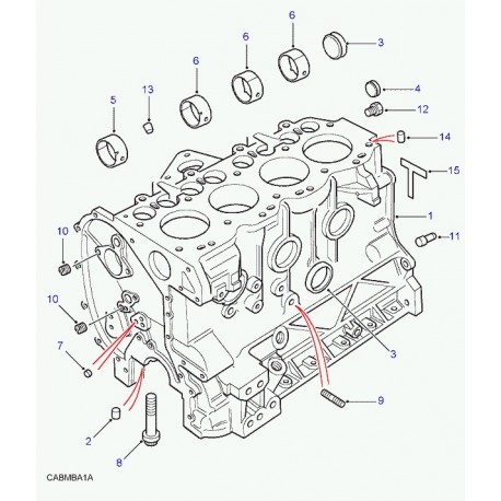 Land rover bouchon moteur Discovery 1 (ETC4529)