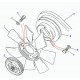 accouplement ventilateur Defender 90, 110, 130, Discovery 1, Range Classic
