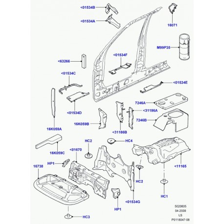 Land rover bague antibr.-levier change. vit. Discovery 3 (ETR500062)