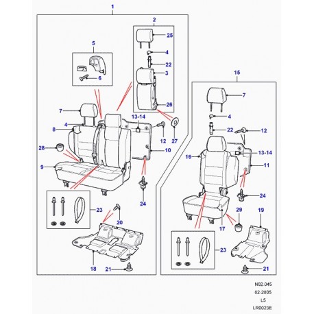 Land rover embase Discovery 2 (EWM000020SUC)