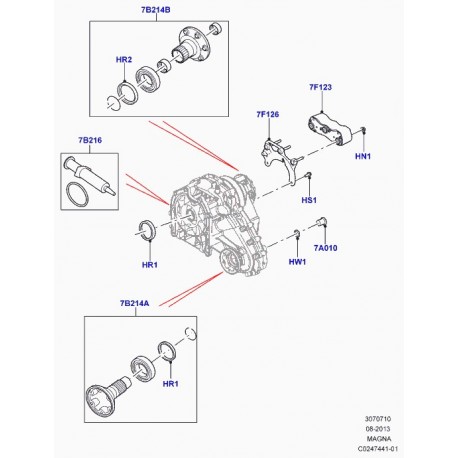 Land rover vis Defender 90, 110, 130, Range L405, Sport (FA108202)