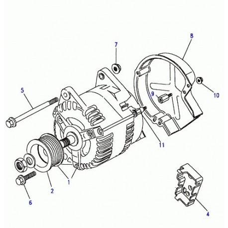 Land rover boulon Discovery 1 (FB108251)