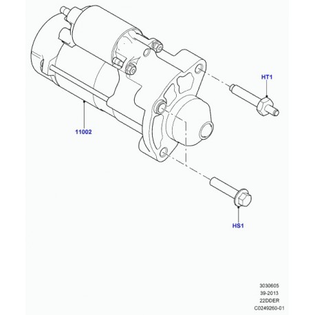 Land rover vis Defender 90, 110, 130, Discovery 3, Evoque, Range Sport (FB110096)