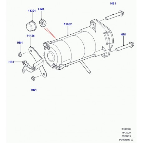 Land rover boulon Range Sport (FB110147)