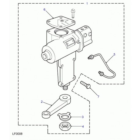 Land rover boulon Discovery 2 (FC112217P)