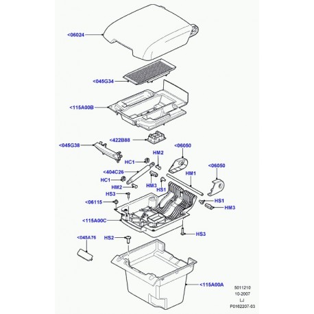 Land rover damper Range L322 (FFZ500130)