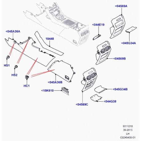 Land rover couverture Discovery 3, Evoque, Range Sport (FHE500012PVJ)