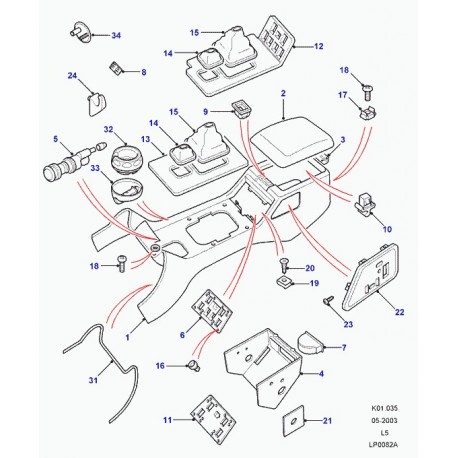 Land rover embase Discovery 2 (FIH100010LNF)