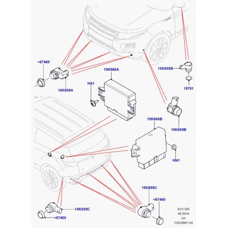 Land rover ecrou a six pans (FN106046)