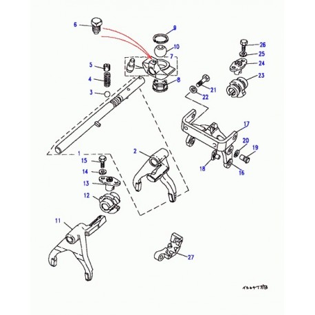 Land rover agrafe ressort d'arret Discovery 1 (FRC4905)