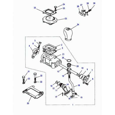 Land rover bras articule de pivotement Discovery 1 (FRC5480)