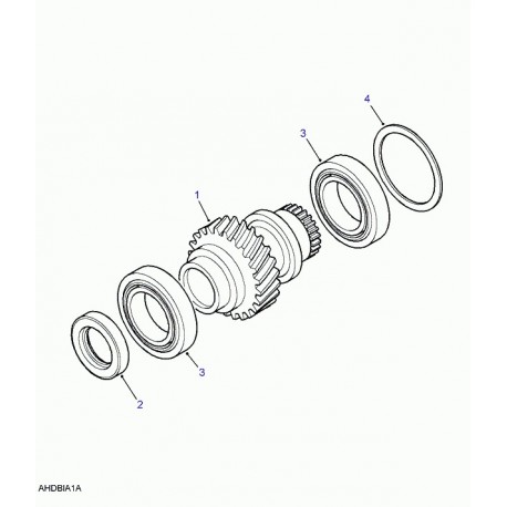 Land rover palier arbre principal Defender 90, 110, 130 et Discovery 1, 2 (FRC5564)