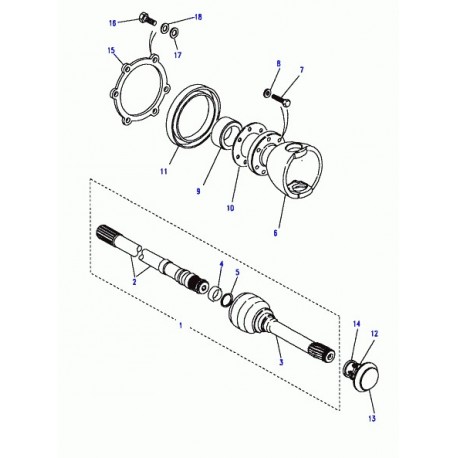 Land rover rondelle de reglage Defender 90, 110, 130 et Discovery 1 (FRC6785)