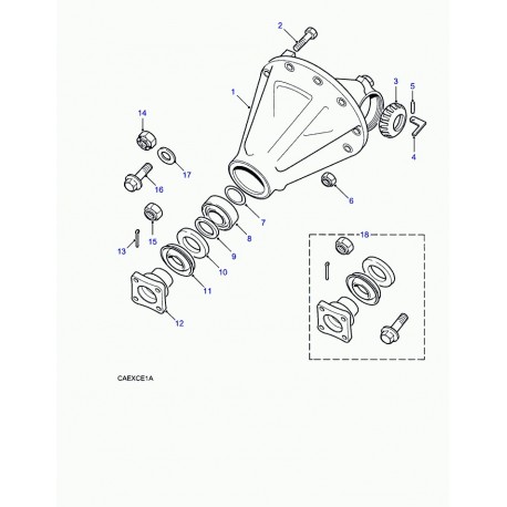 Land rover capuchon proctecteur Discovery 1 (FRC8154)