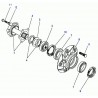 entretoise Defender 90, 110, 130, Discovery 1, Range Classic