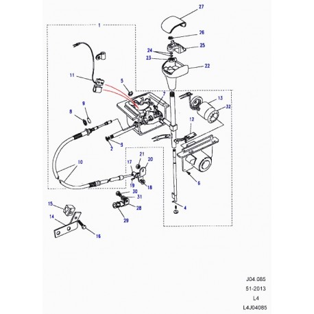 Land rover agrafe Discovery 1 (FRC8708)