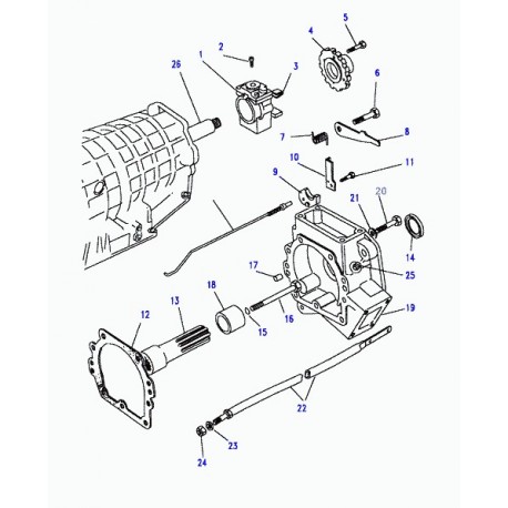 Land rover tube reniflard Discovery 1, 2 et Range P38 (FRC9430)