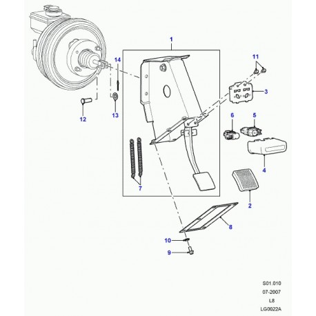 Land rover vis Defender 90, 110, 130, Range Sport (FS106146)