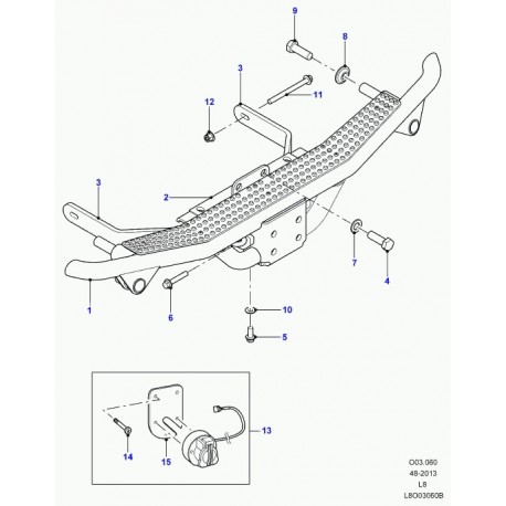 Land rover vis Defender 90, 110, 130, Range Sport (FS110356)